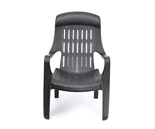 Nilkamal Weekender Relax Chair (Black) - Set of 2 pcs | HOMEGENIC.