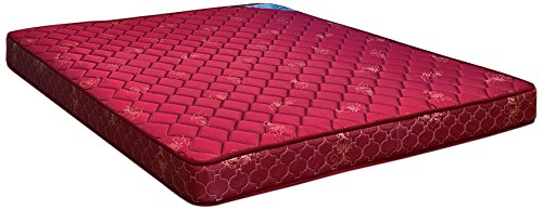 Nilkamal Flora 6-inch Double Size Spring Mattress (Maroon, 72x48x6) | HOMEGENIC.