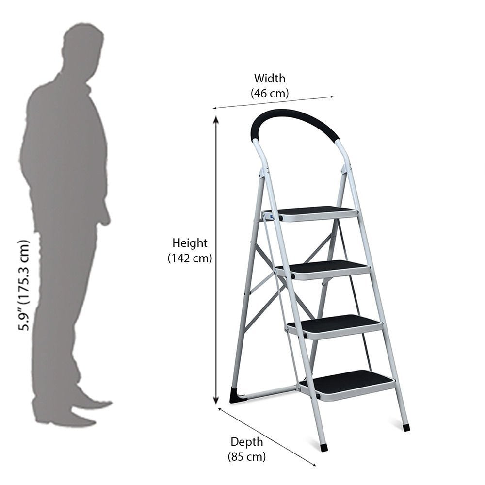 Nilkamal Vesta Stepper Ladder for Home and Kitchen | HOMEGENIC.