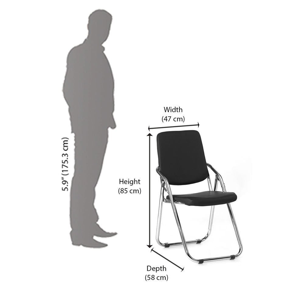 Hardy Folding Visitor Chair for Office and Student | HOMEGENIC.