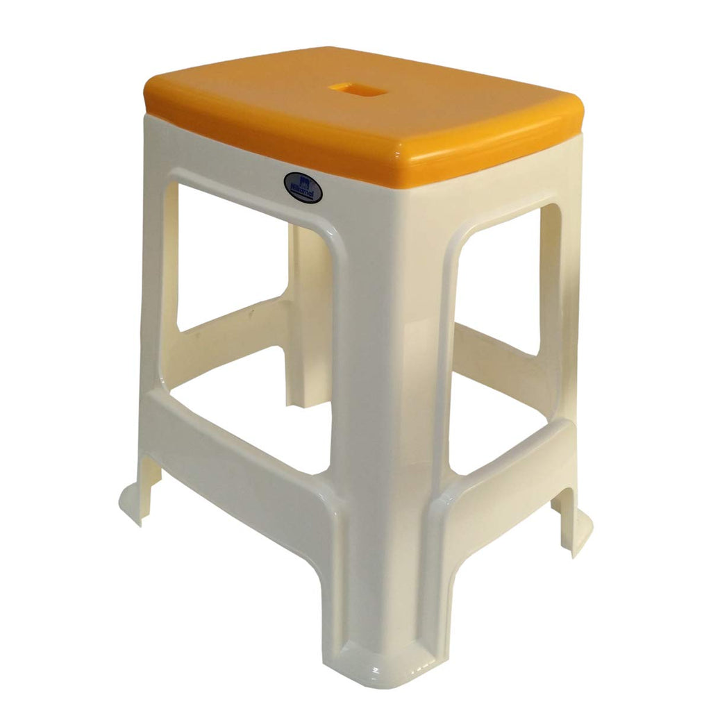 Nilkamal Plastic Stool STL23 Duo Color | HOMEGENIC.