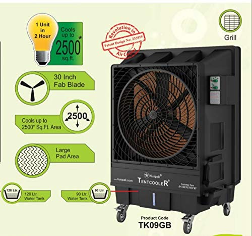 Nuspak Commercial Air Cooler 30" Fan with 90 litre Capacity | HOMEGENIC.