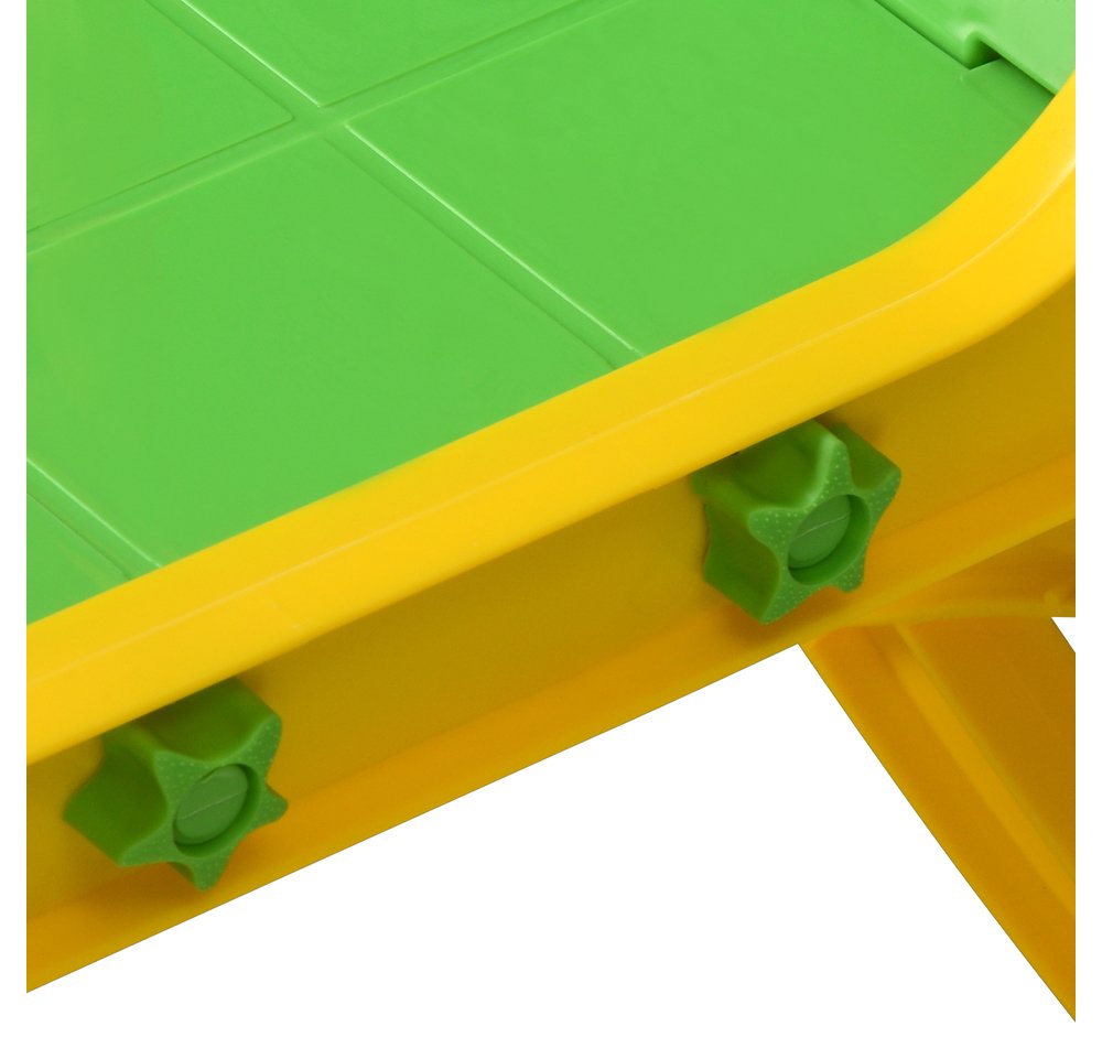 Nilkamal Apple Junior Study Table Set -Yellow And Green | HOMEGENIC.