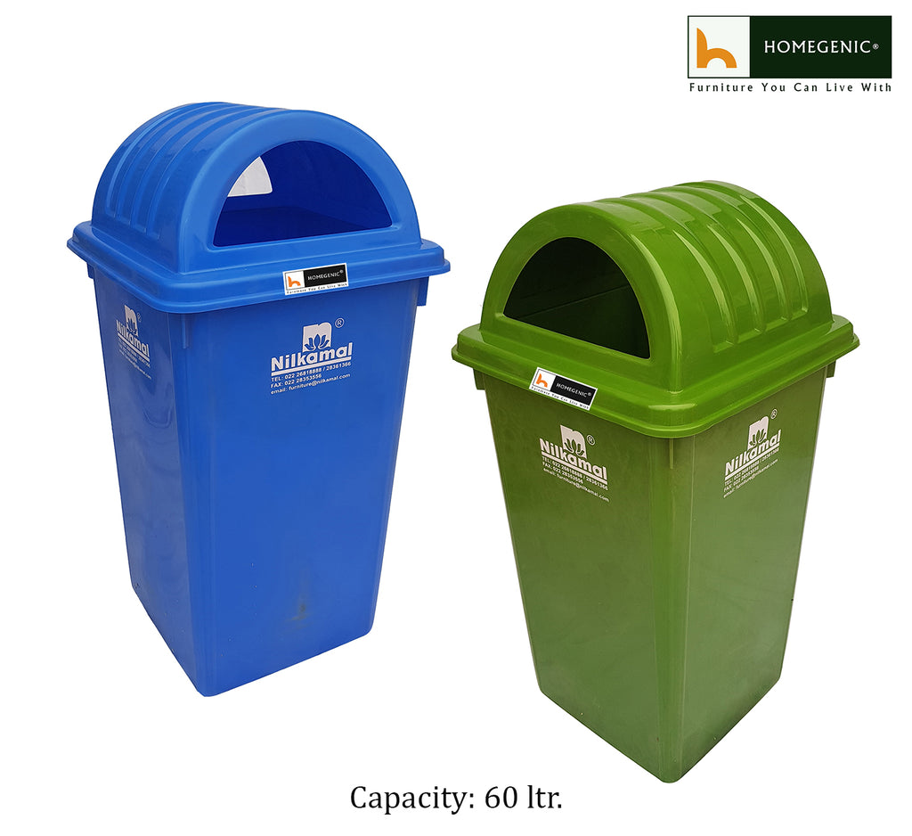 Nilkamal Dustbin 60 Litre (Swachh Bharat Mission) Collection | HOMEGENIC.