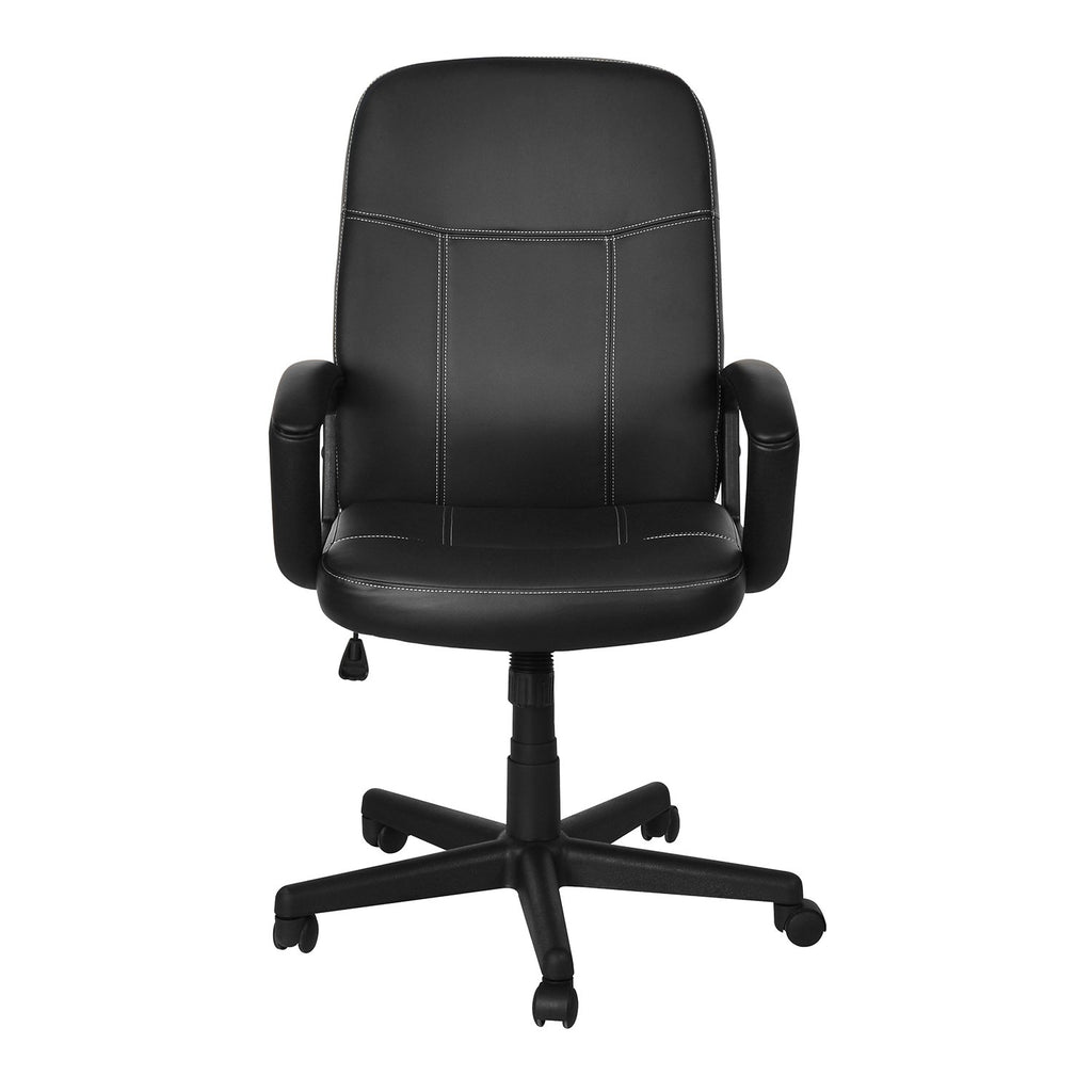 Nilkamal Mayor Mid Back Office Chair (Black) | HOMEGENIC.