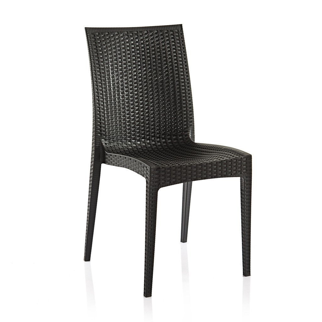 Varmora Designer Chair Set of 2 (Club - Black) | HOMEGENIC.