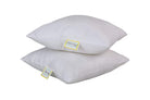 Recron Certified Paradise Microfiber Cushions 16 x 16 inch, White - Set of 5 | HOMEGENIC.