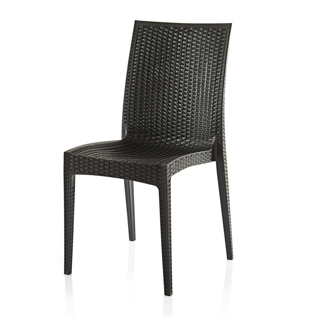 Varmora Designer Chair Set of 2 (Club - Black) | HOMEGENIC.