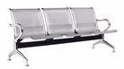 Nilkamal Italia 3 Seater Bench Reception Chair (Silver) | HOMEGENIC.