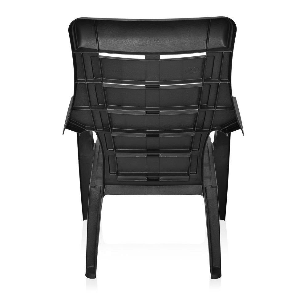 Nilkamal Sunday Garden Chair (Iron Black) | HOMEGENIC.