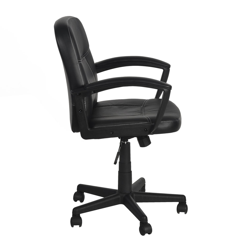 Nilkamal Mayor Low Back Office Chair (Black) | HOMEGENIC.