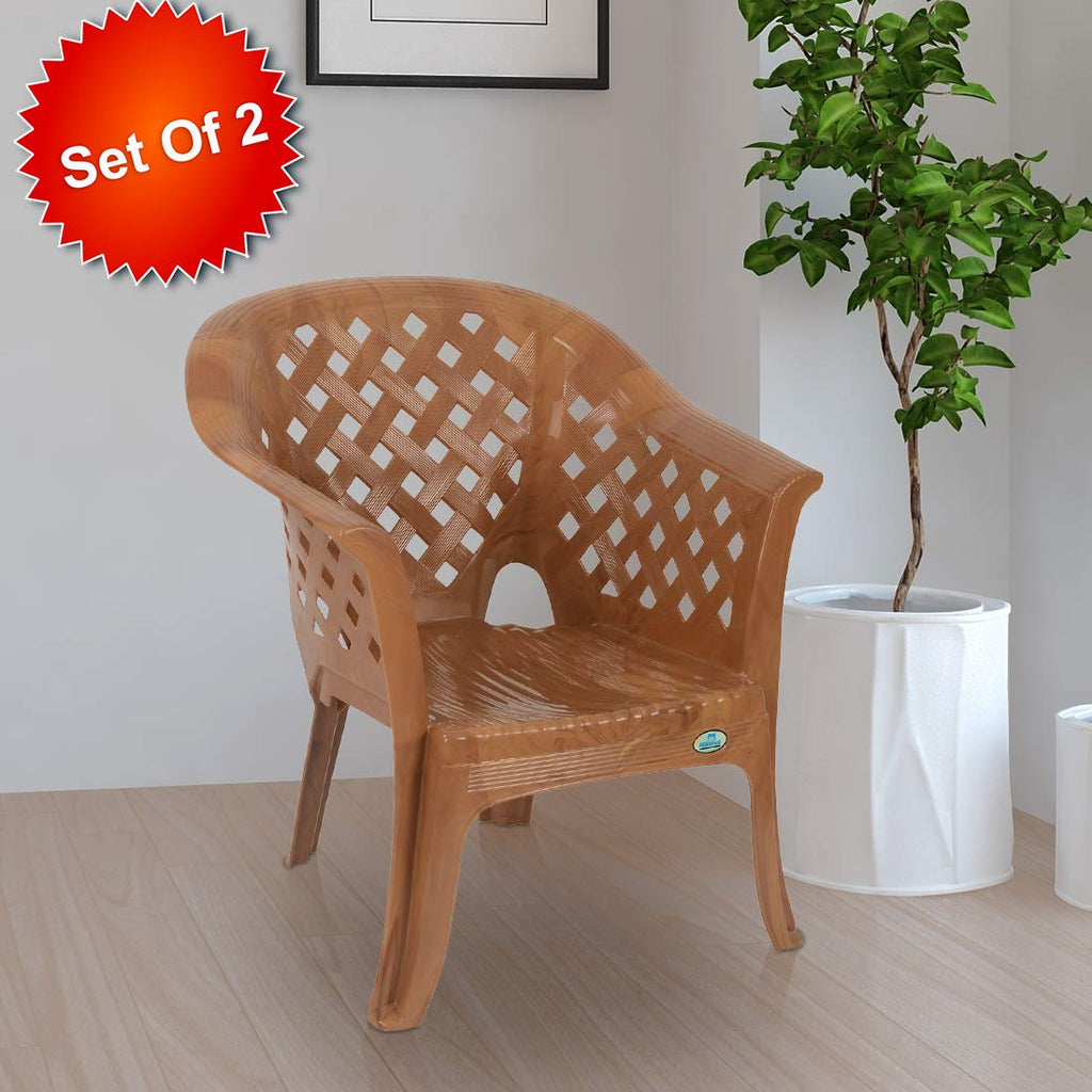 Nilkamal Solocane Sofa Chair (Pear Wood) | HOMEGENIC.