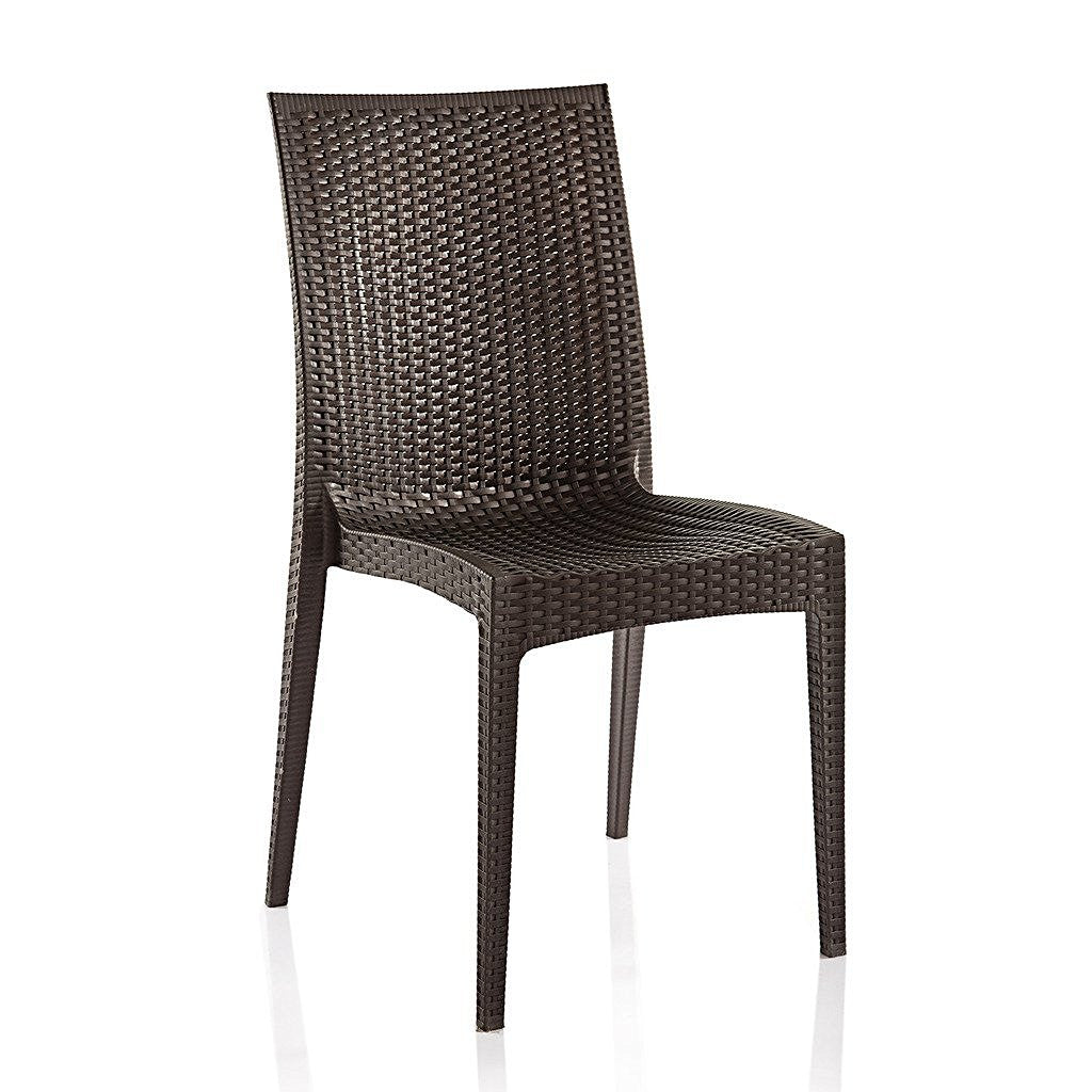 Varmora Designer Chair Set of 2 (Club - Brown) | HOMEGENIC.