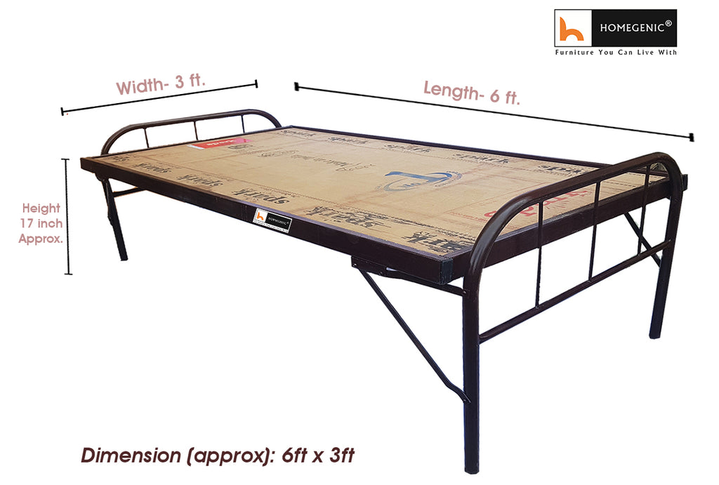 Homegenic Smart Folding Bed with Plywood 6x3 feet | HOMEGENIC.