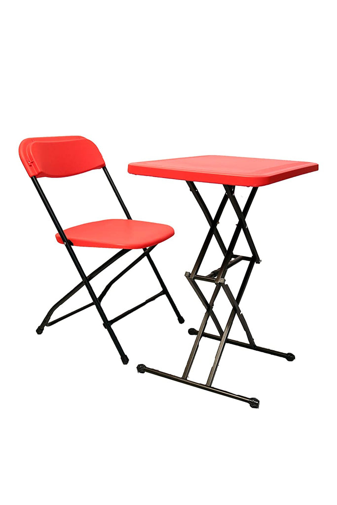 Scissor Folding Table with Chair Amity | HOMEGENIC.
