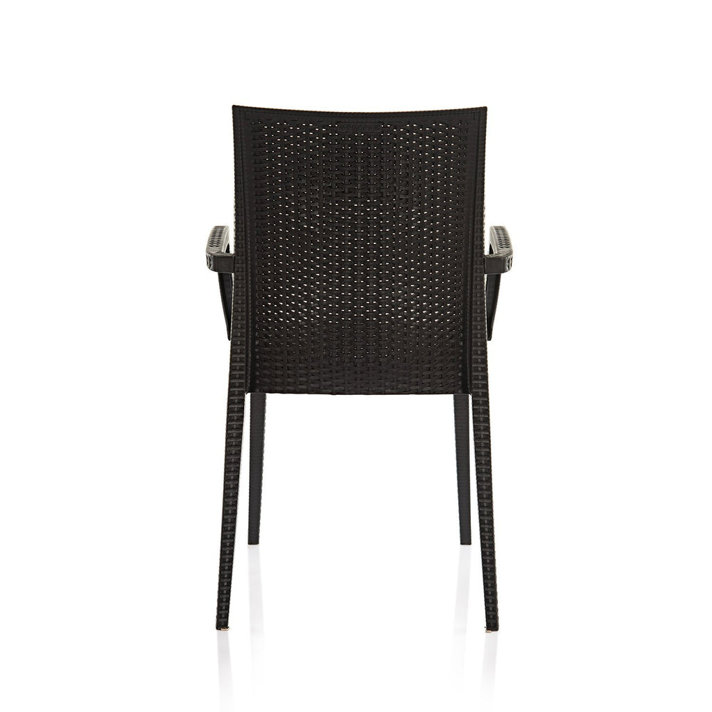 Varmora Designer Chair Set of 2 (Club Handle - Black) | HOMEGENIC.