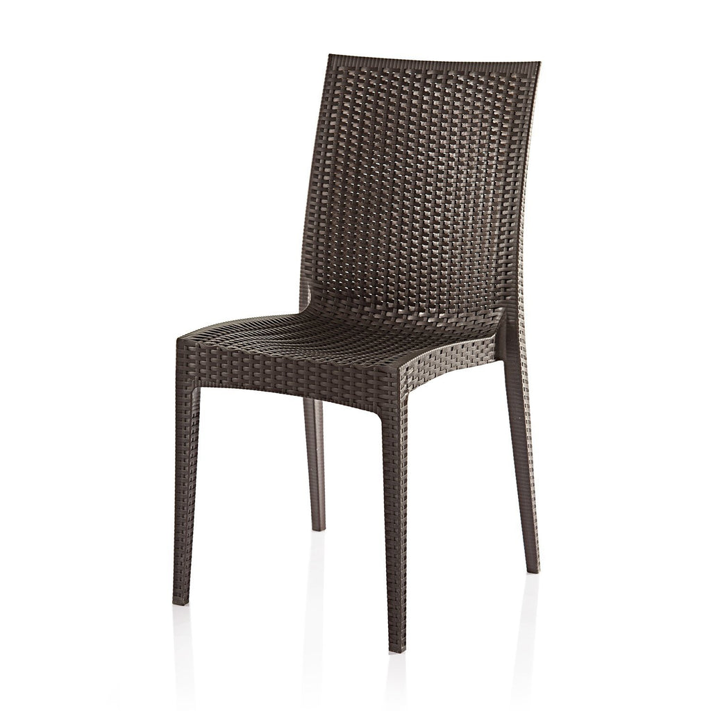 Varmora Designer Chair Set of 2 (Club - Brown) | HOMEGENIC.