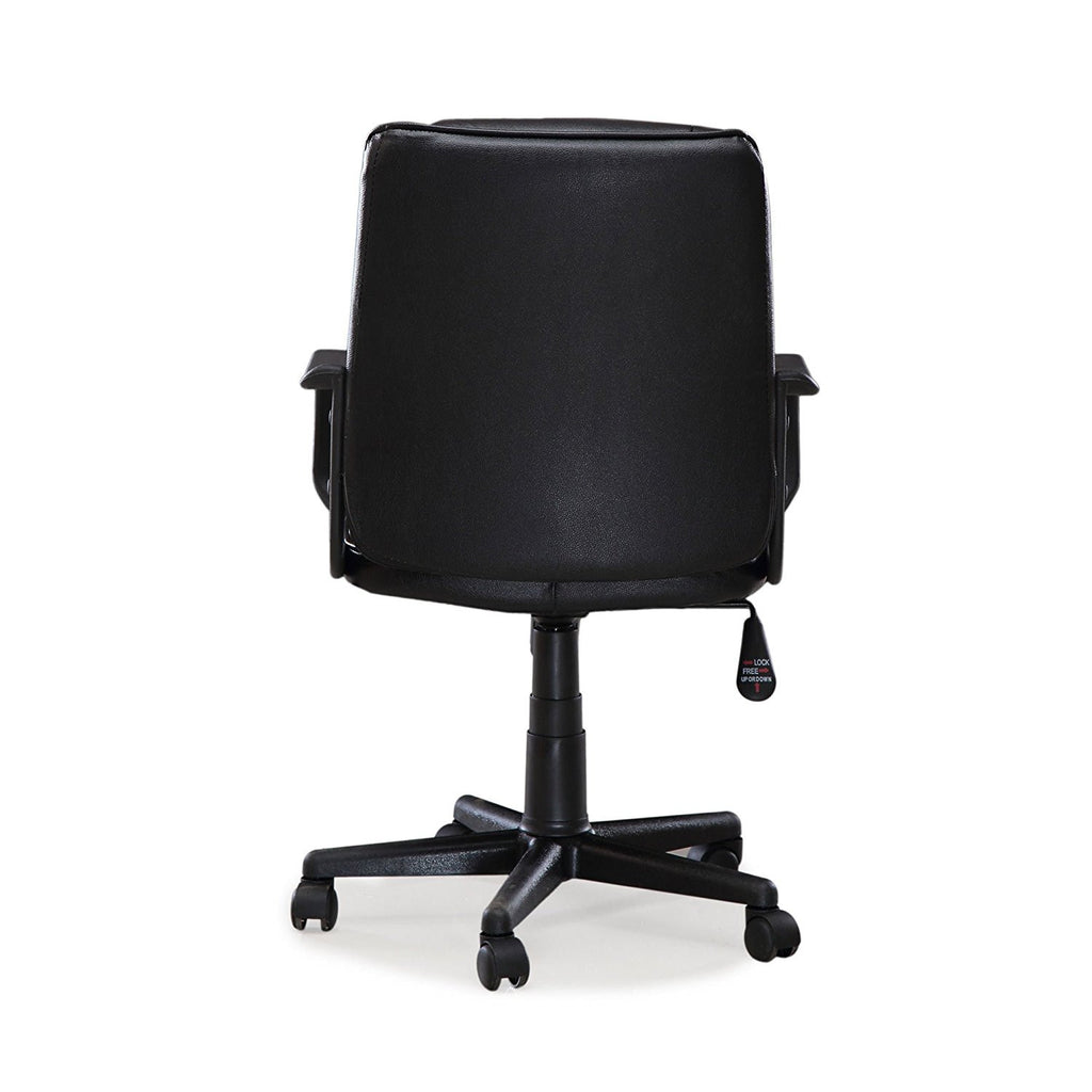 Nilkamal Slovenia Mid Back Office Chair (Black) | HOMEGENIC.