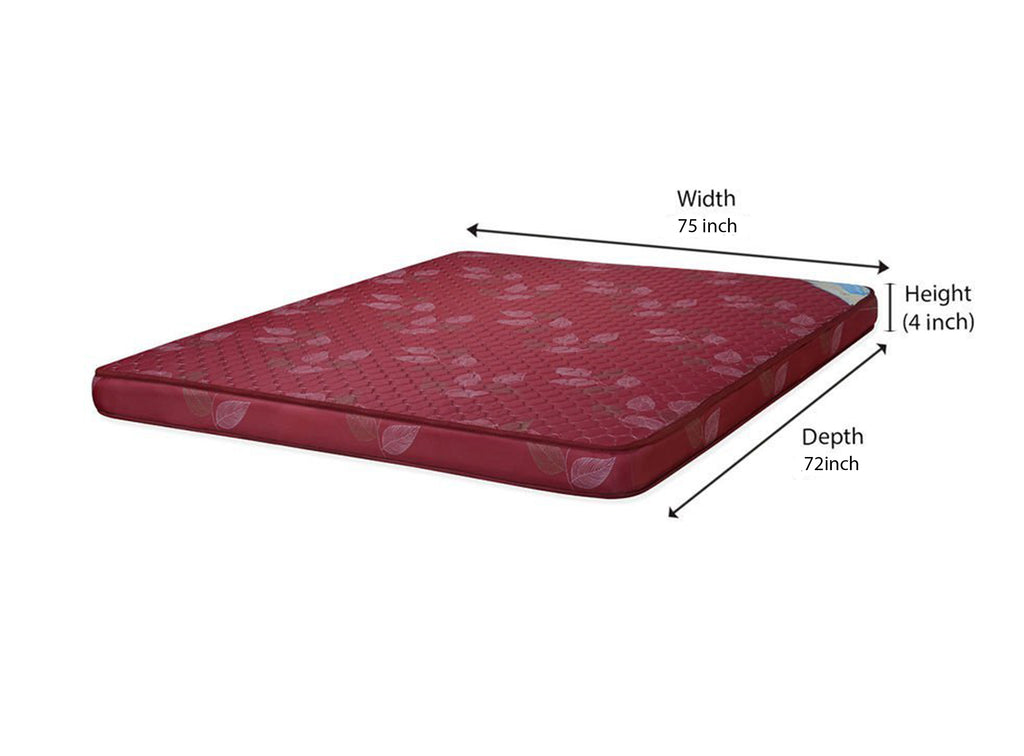 Nilkamal Dream Mattress (75x72) - 4 inch | HOMEGENIC.