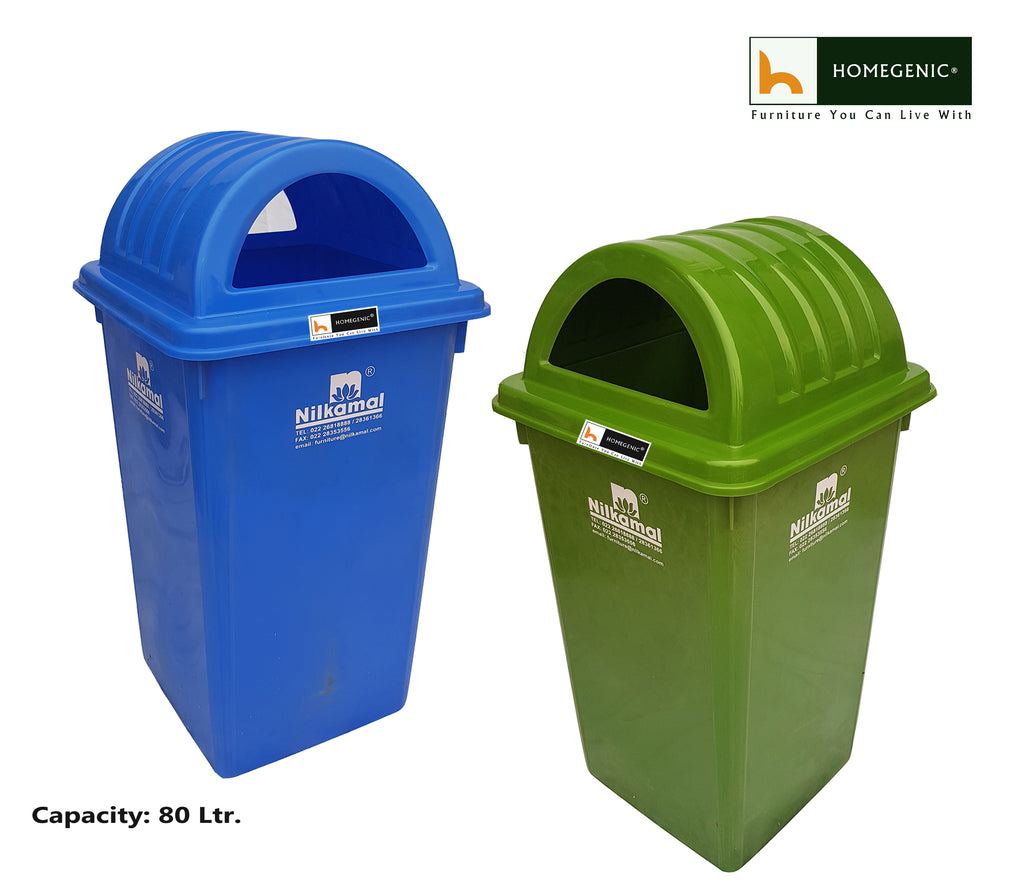 Nilkamal Dustbin 80 Ltr (Swachh Bharat Mission) Collection | HOMEGENIC.