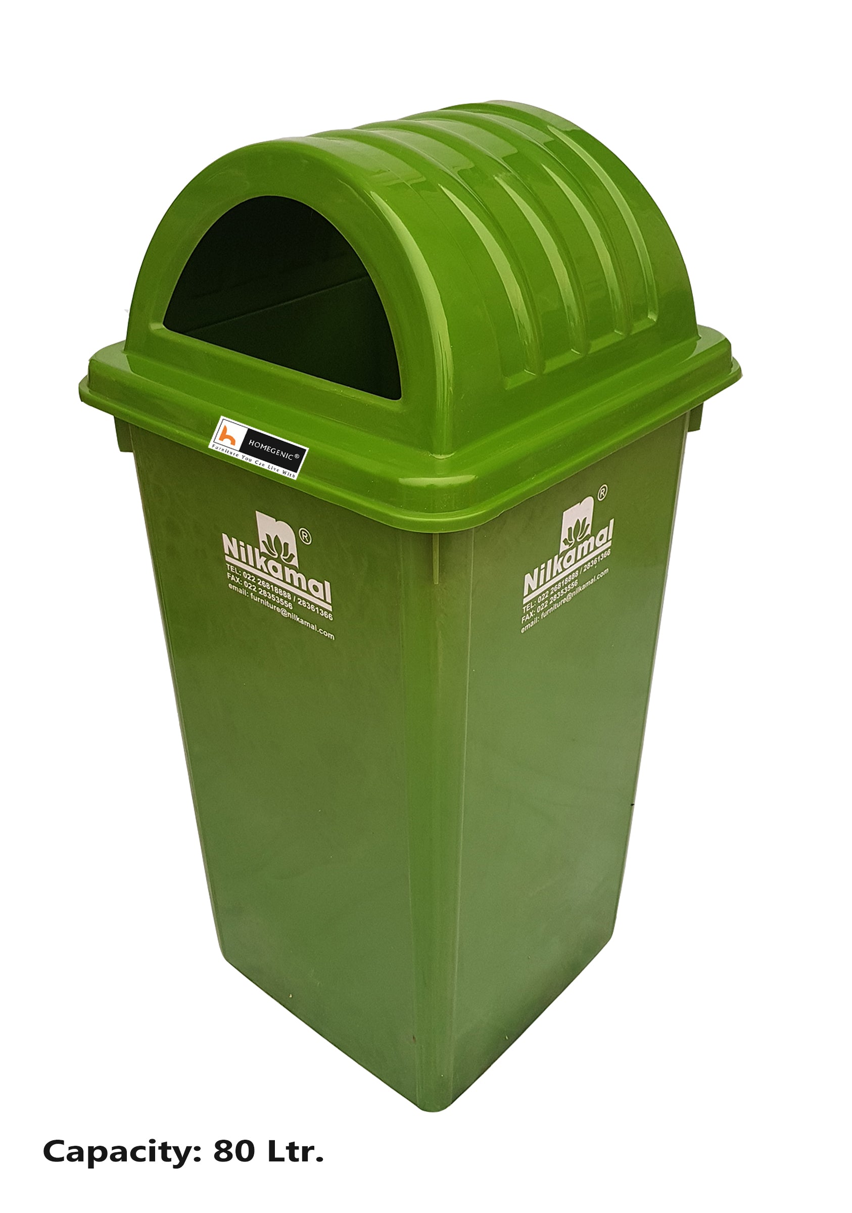Nilkamal Dustbin 80 Ltr Swachh Bharat Mission Collection HOMEGENIC