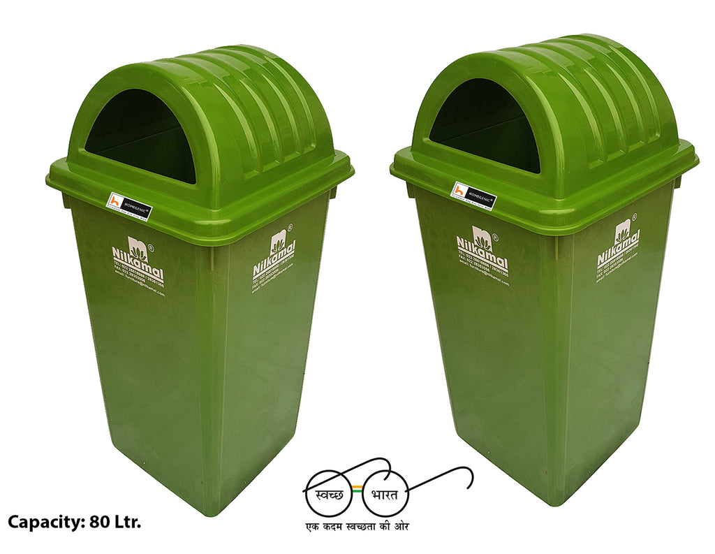 Nilkamal Dustbin 80 Ltr (Swachh Bharat Mission) Collection | HOMEGENIC.