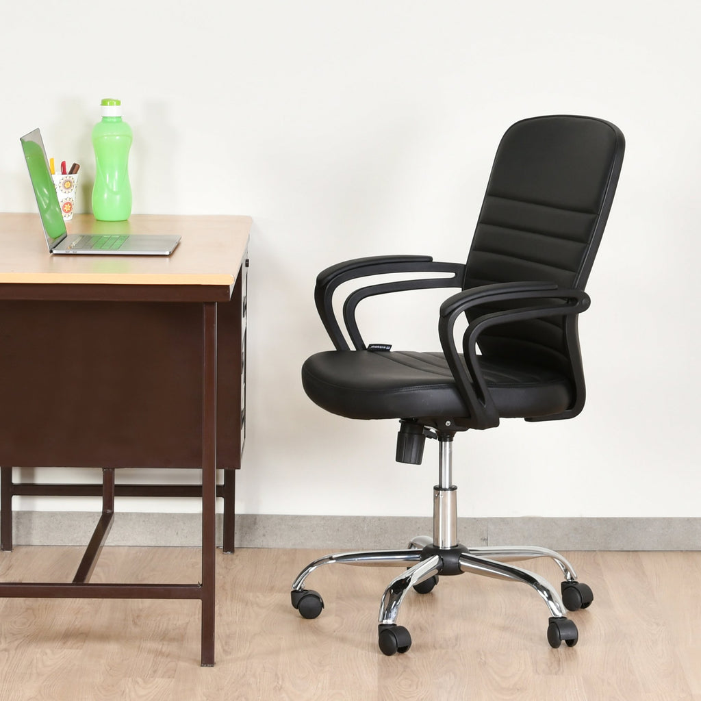 Nilkamal Aries Mid Back Office Chair | HOMEGENIC.