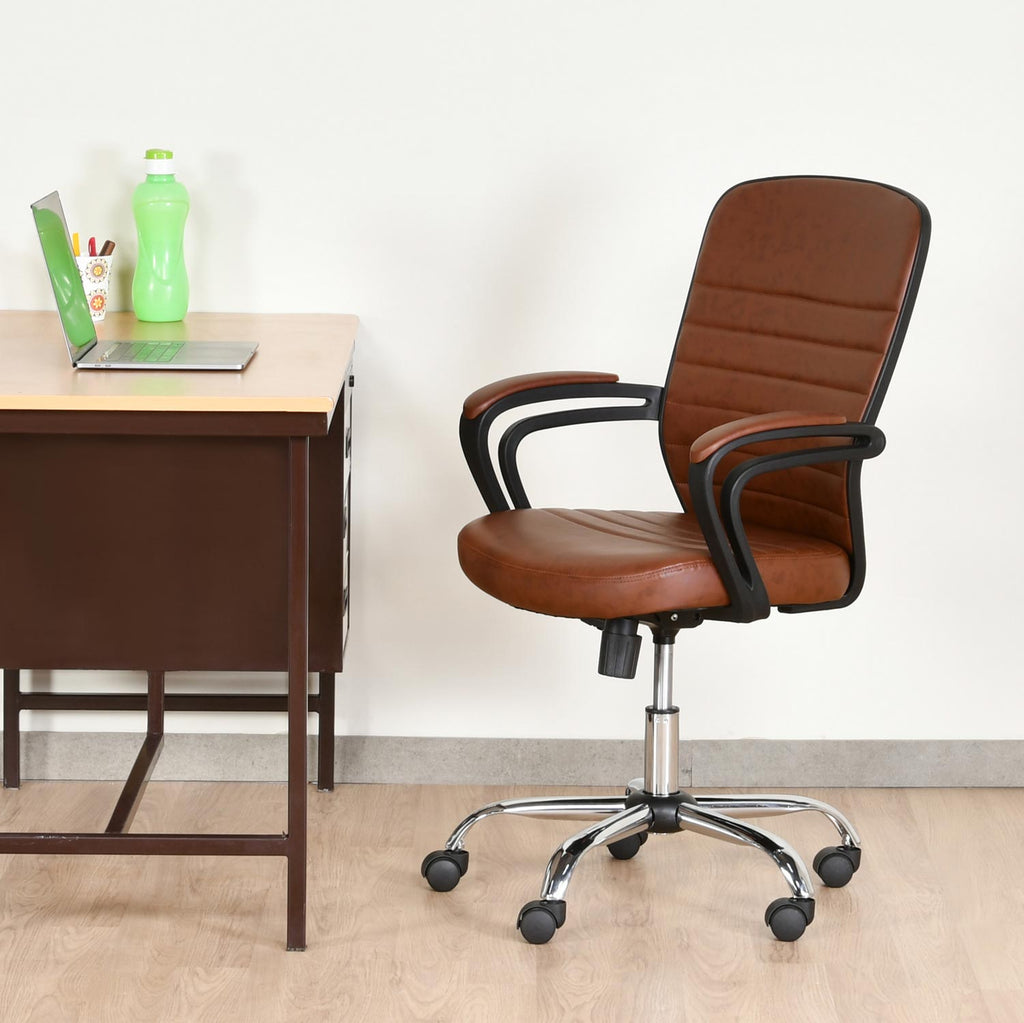 Nilkamal Aries Mid Back Office Chair | HOMEGENIC.