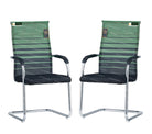 Homegenic S Type Cantilever Mesh Office Visitor Chairs (Stainless Steel) | HOMEGENIC.
