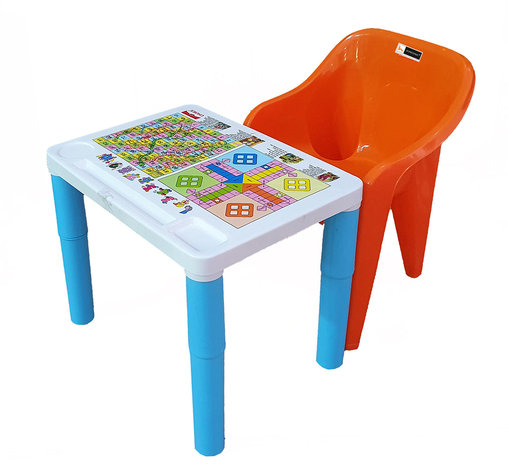 Homegenic Kids Study Table and Table Set (for kids upto 8 years) Plastic Material | HOMEGENIC.