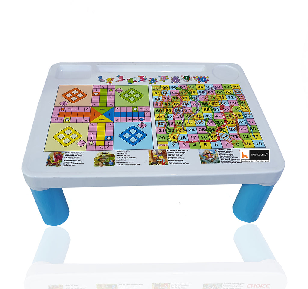 Homegenic Kids Study Table and Table Set (for kids upto 8 years) Plastic Material | HOMEGENIC.