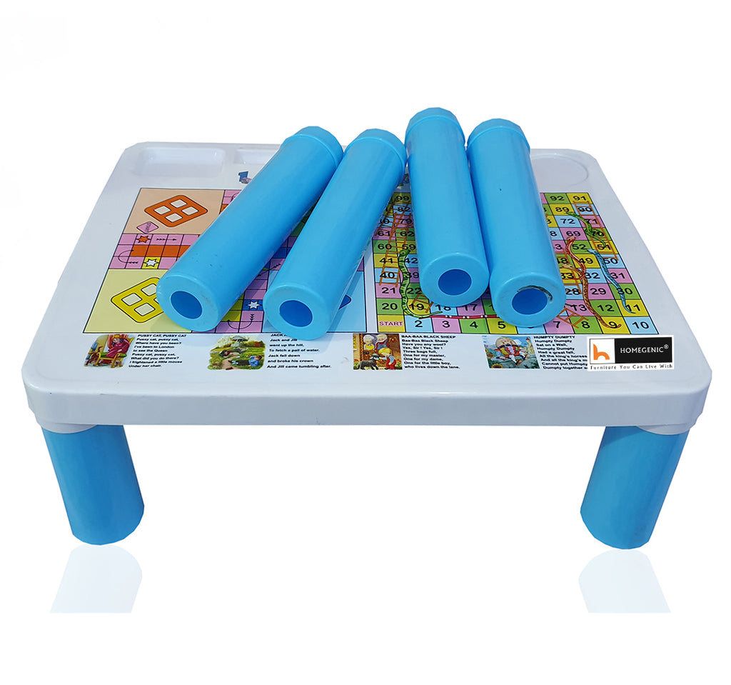 Homegenic Kids Study Table and Table Set (for kids upto 8 years) Plastic Material | HOMEGENIC.