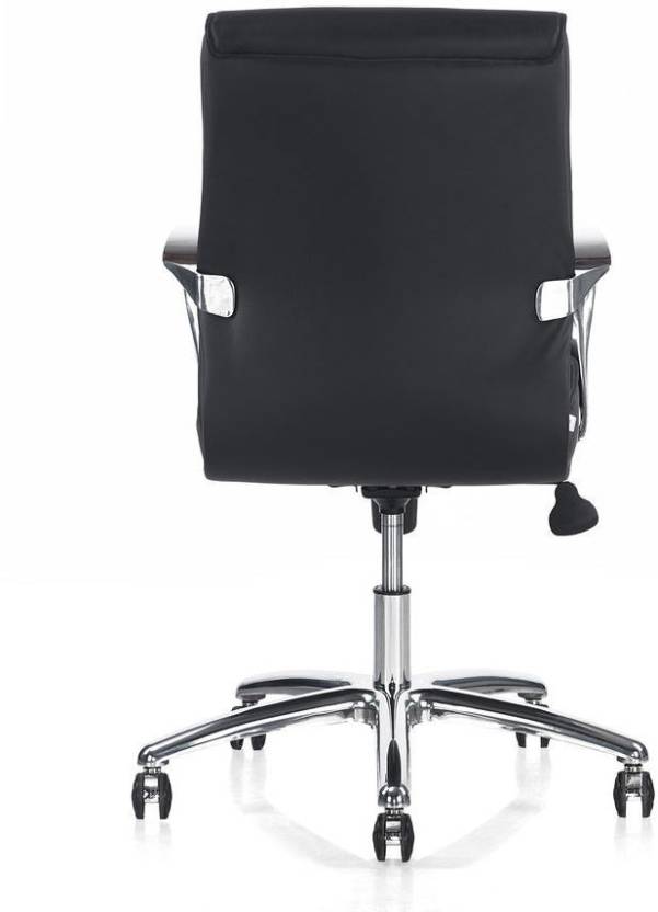 Nilkamal Boss Admiral Mid Back Office Chair (Black) | HOMEGENIC.