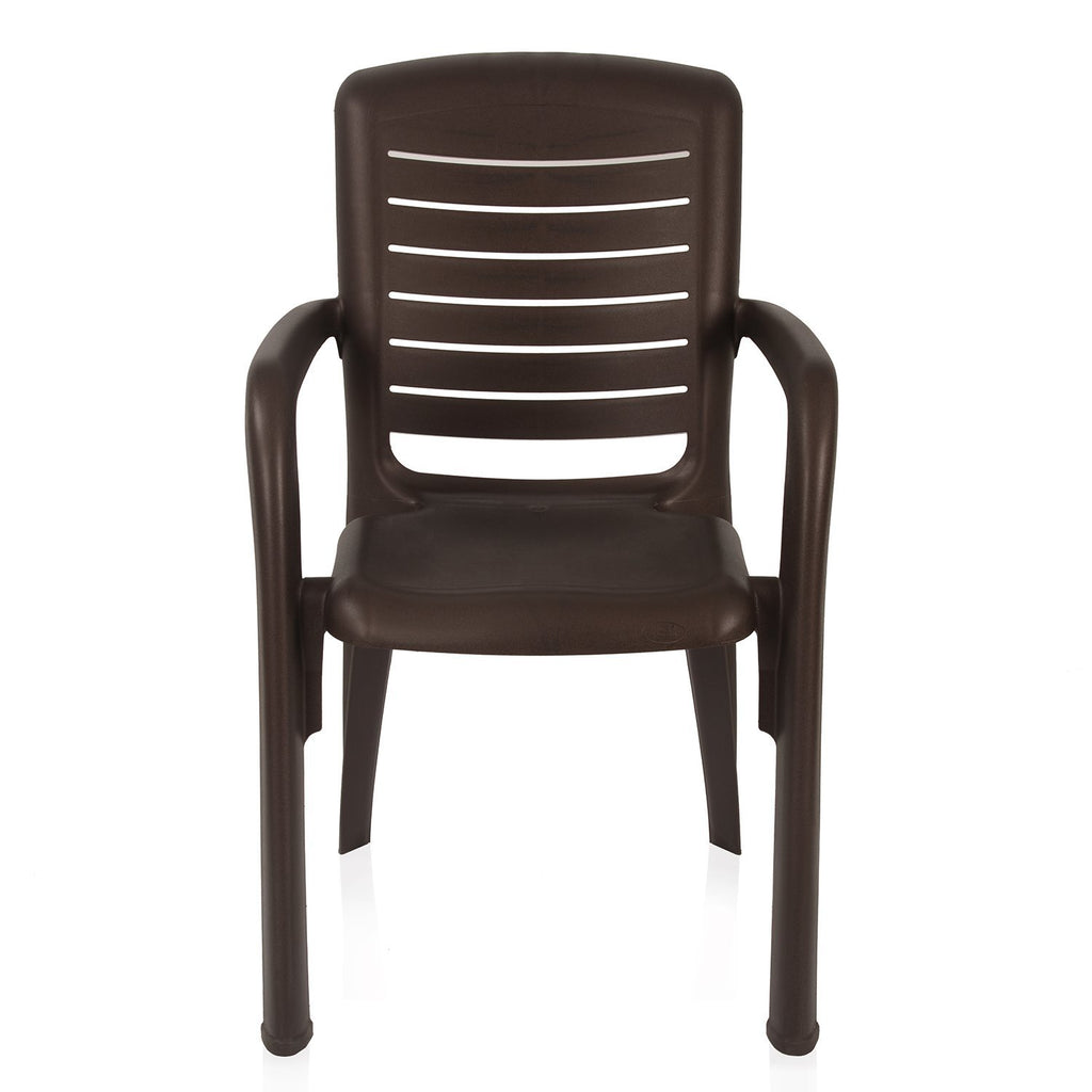 Nilkamal Premium High Back Chair 2145 (Brown) | HOMEGENIC.