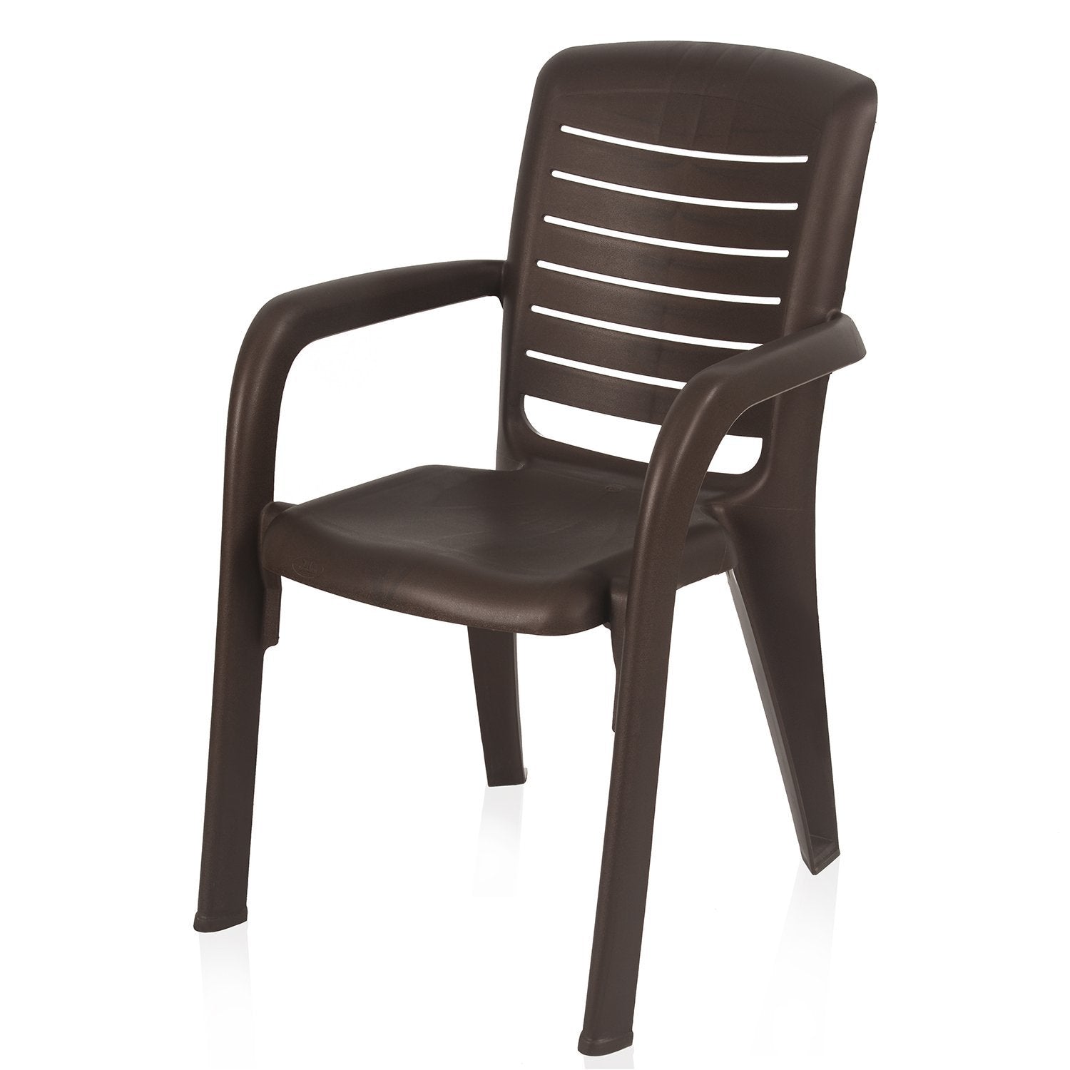 Nilkamal Premium High Back Chair 2145 (Brown) Set of