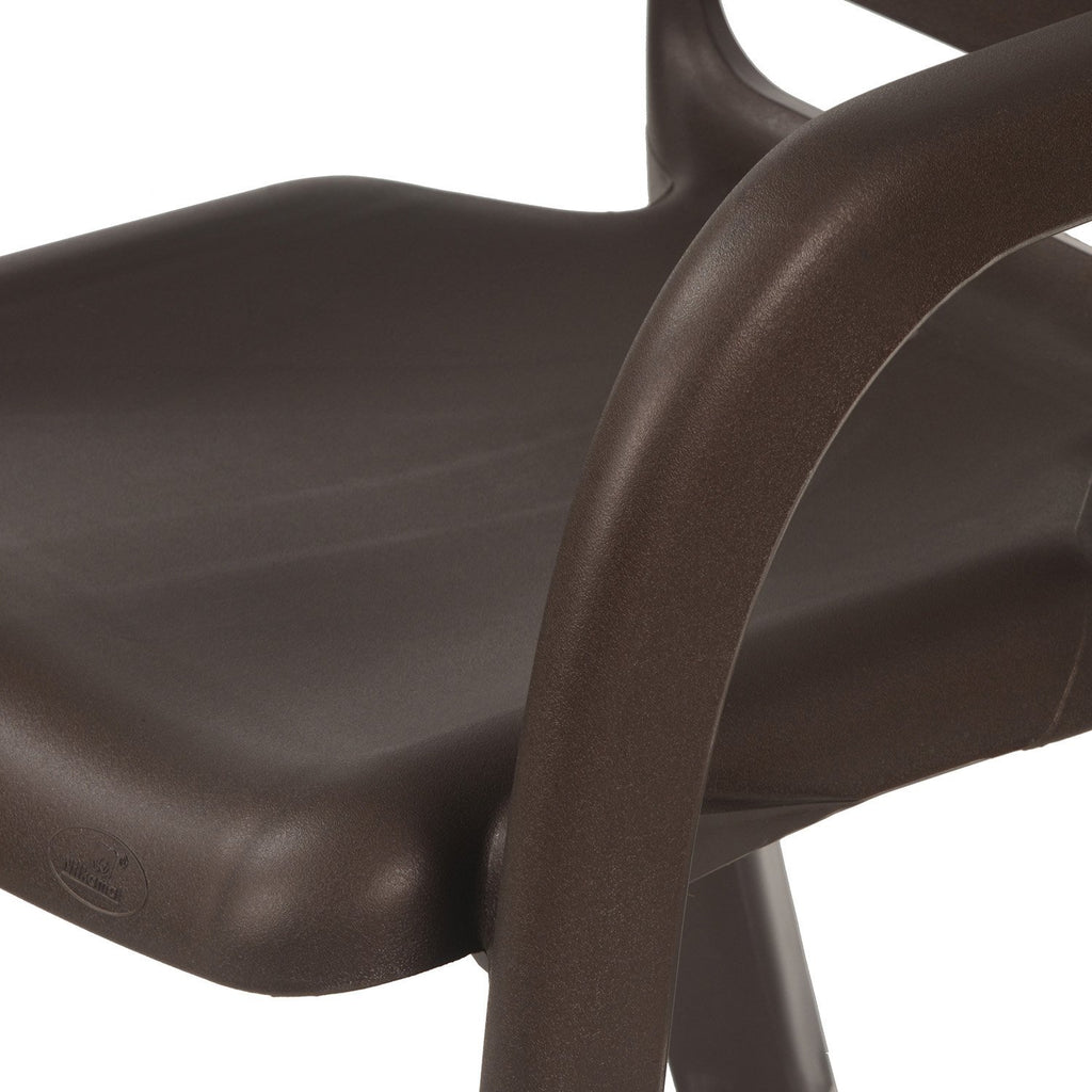 Nilkamal Premium High Back Chair 2145 (Brown) | HOMEGENIC.