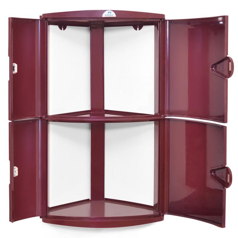 Plastic outlet wall cupboard