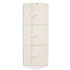 Nilkamal Blooms Plastic Wall Mount 3 Door Corner Cabinet | HOMEGENIC.