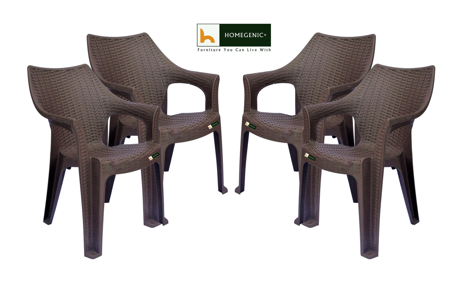 Brown plastic deals chairs