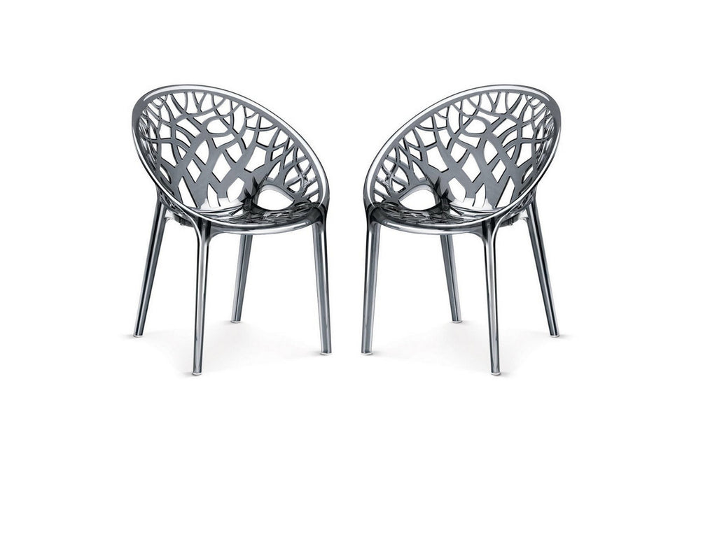 Nilkamal Crystal PC Chairs (Dream Grey) | HOMEGENIC.