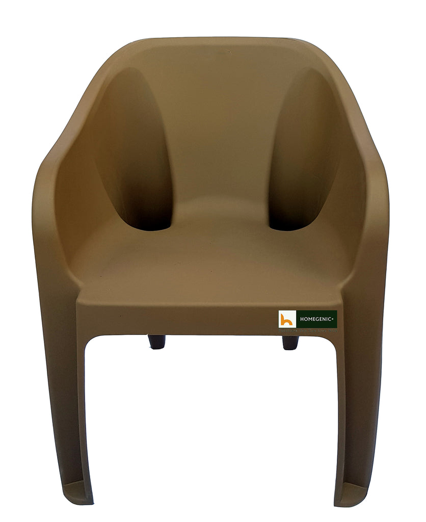 Eeezy Futura Plastic Chairs Matte Finish European Design | HOMEGENIC.