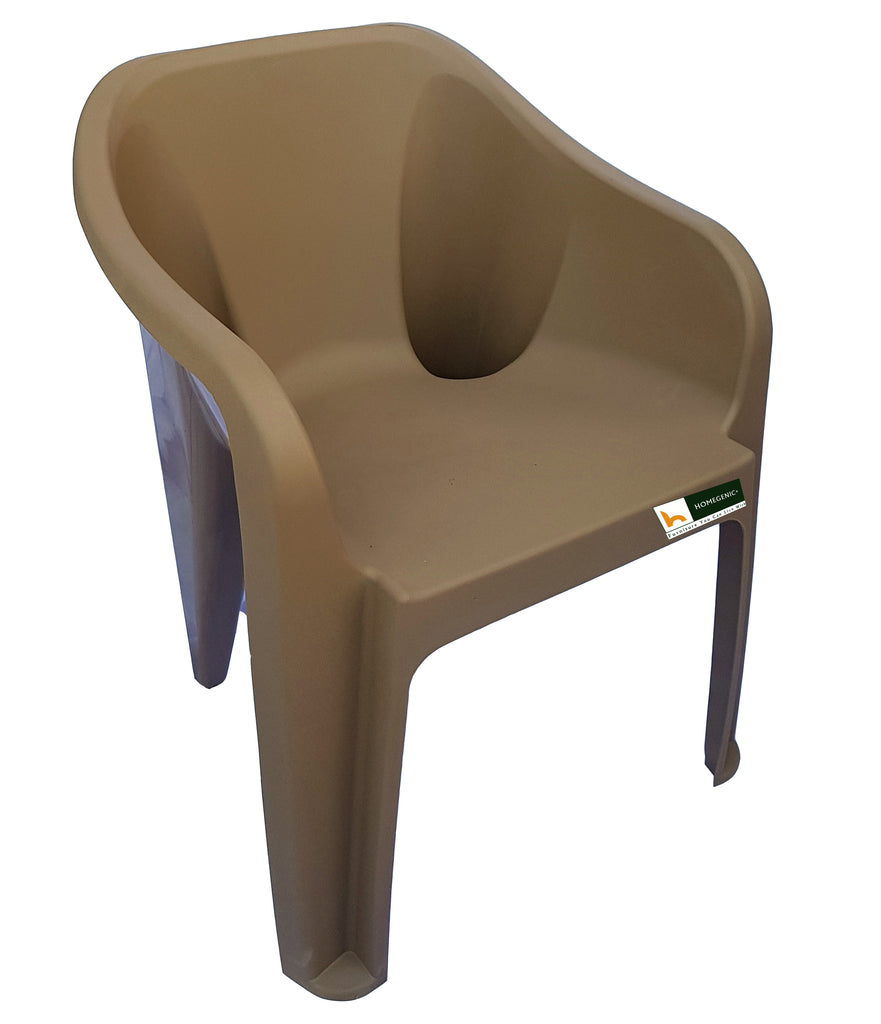 Eeezy Futura Plastic Chairs Matte Finish European Design | HOMEGENIC.