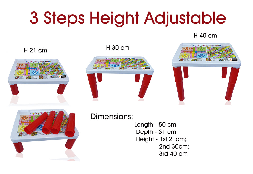 Homegenic Kids Study Table and Table Set (for kids upto 8 years) Plastic Material | HOMEGENIC.