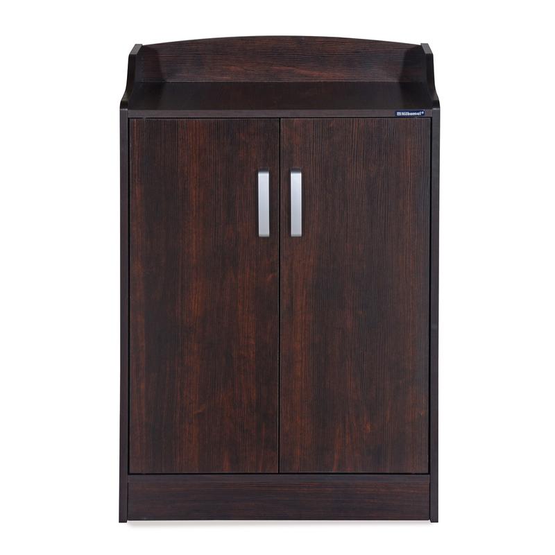 Nilkamal Alpine Shoe Cabinet (Walnut) | HOMEGENIC.