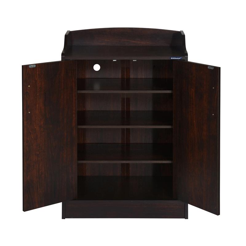 Nilkamal Alpine Shoe Cabinet (Walnut) | HOMEGENIC.