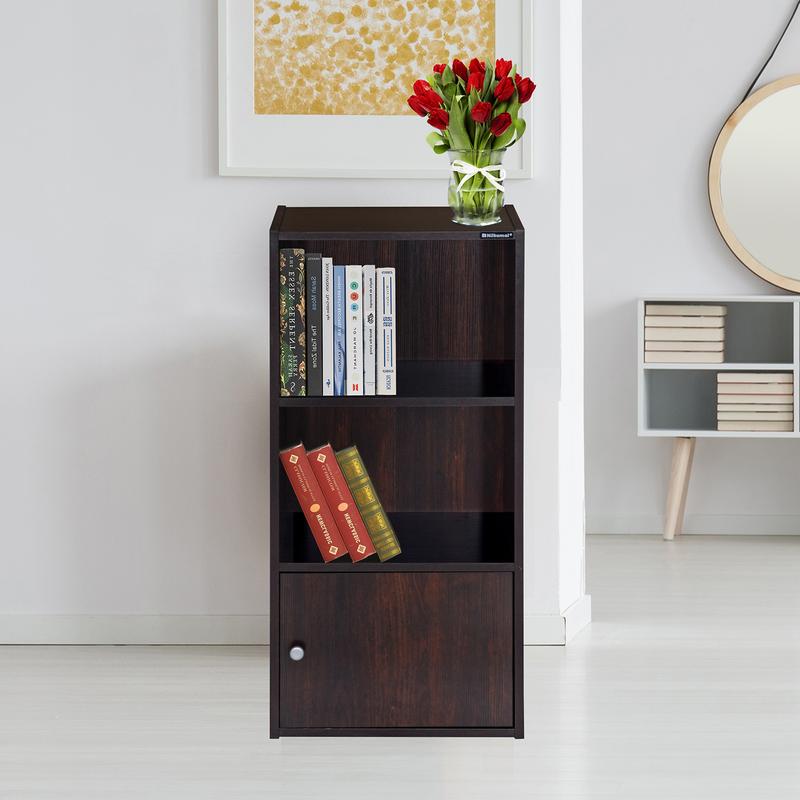 Nikamal Boston Book Case (Walnut) | HOMEGENIC.