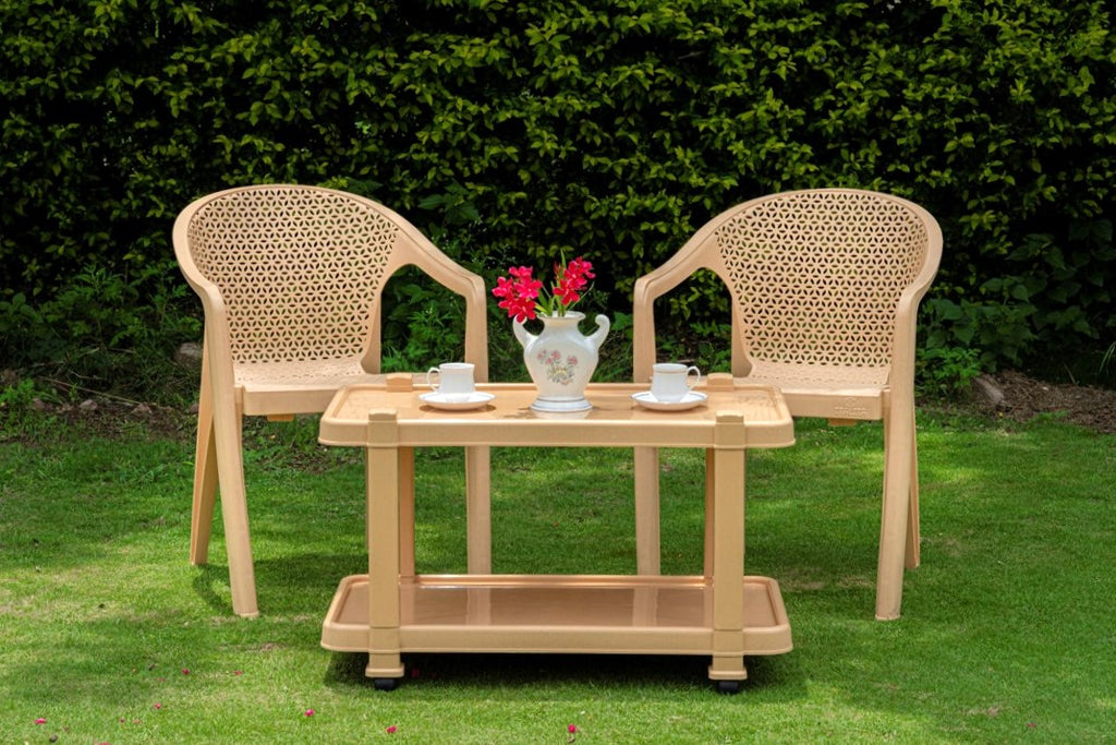 Italica Oxy Chair with Coffee Table- Set of 2 Chairs | HOMEGENIC.