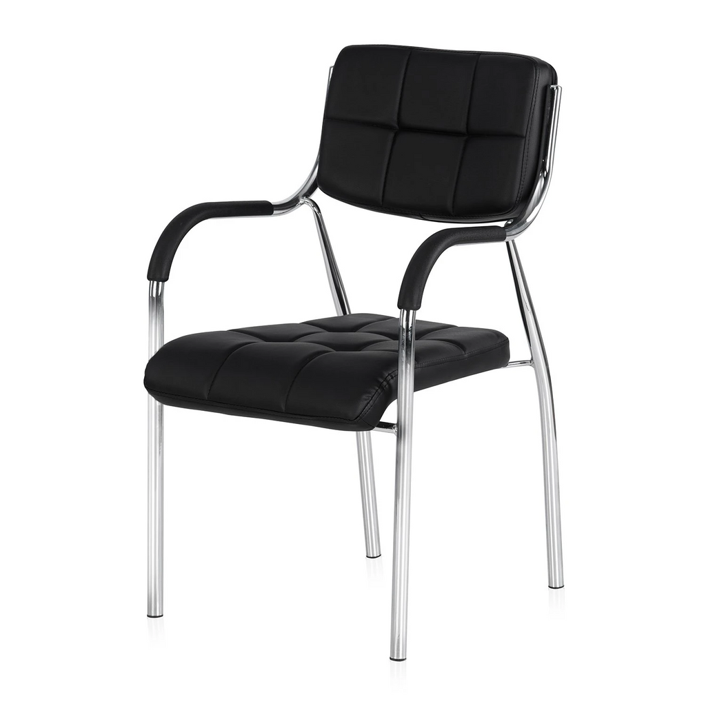 Bentwood Indus Leatherette Visitor Office Chair | HOMEGENIC.