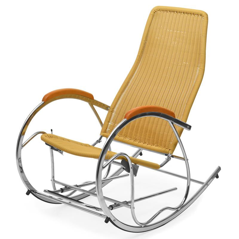 Nilkamal Wegner Rocking Chair for Home and Garden | HOMEGENIC.