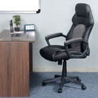 Nilkamal Lyon High Back Office Chair (Black) | HOMEGENIC.